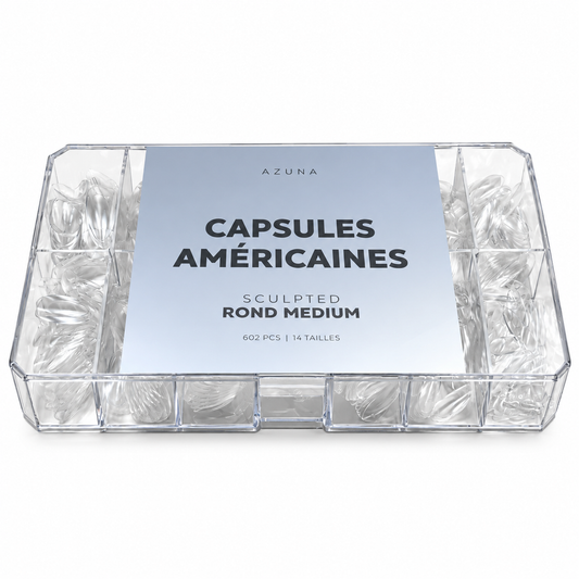 Capsules américaines Sculpted - Rond Médium